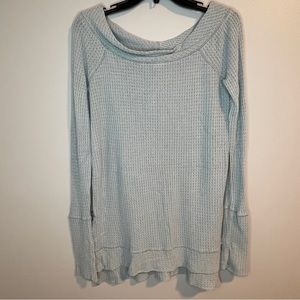 We The Free Thermal Long Sleeve Gray Blue M